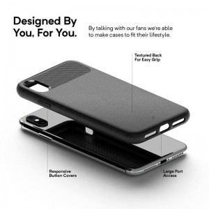 Caseology Vault Case - Etui iPhone Xs Max (Black)-356005