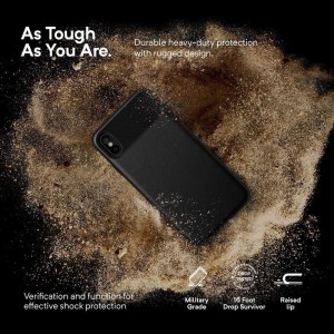 Caseology Vault Case - Etui iPhone Xs Max (Black)-356007