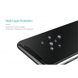 Just Mobile Xkin 3D Tempered Glass Screen Protector - Szkło ochronne hartowane iPhone Xs Max (Transparent/ Black)-360570