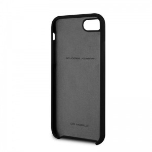 Ferrari Silicone Hard Case - Etui iPhone 8 / 7 (czarny)-361963
