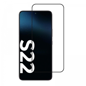 Crong 7D Nano Flexible Glass - Szkło hybrydowe 9H na cały ekran Samsung Galaxy S22-3709042