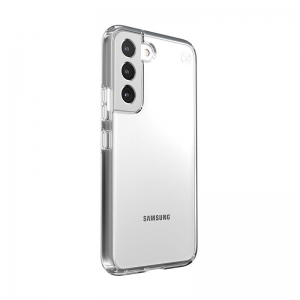 Speck Presidio Perfect-Clear - Etui Samsung Galaxy S22 z powłoką MICROBAN (Clear/Clear)-3715583