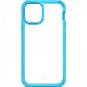 ITSKINS Etui Hybrid Solid do iPhone 12 Mini niebieskie-3813792
