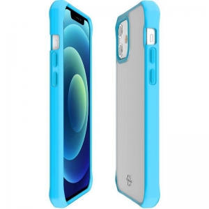 ITSKINS Etui Hybrid Solid do iPhone 12 Mini niebieskie-3813794