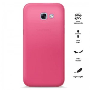 PURO 0.3 Nude - Etui Samsung Galaxy A3 (2017) (Fluo Pink)-431508