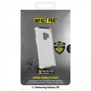 PURO Impact Pro Hard Shield - Etui Samsung Galaxy S9 (czarny)-432093
