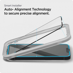 Spigen Alm Glass FC 2-Pack - Szkło hartowane do Apple  iPhone 14 / iPhone 13 / iPhone 13 Pro 2 szt (Czarna ramka)-4368583