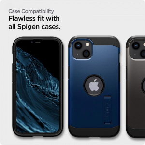 Spigen Alm Glass FC 2-Pack - Szkło hartowane do Apple  iPhone 14 / iPhone 13 / iPhone 13 Pro 2 szt (Czarna ramka)-4368586