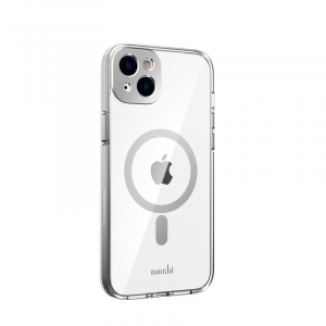 Moshi iGlaze MagSafe - Etui iPhone 14 Plus (Luna Silver)-4370320