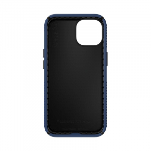 Speck Presidio2 Grip - Etui iPhone 14 / iPhone 13 z powłoką MICROBAN (Coastal Blue / Black / White)-4370869