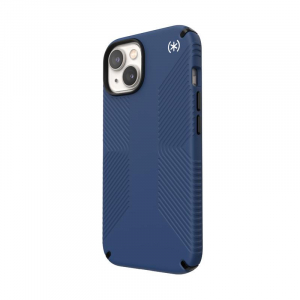 Speck Presidio2 Grip - Etui iPhone 14 / iPhone 13 z powłoką MICROBAN (Coastal Blue / Black / White)-4370871