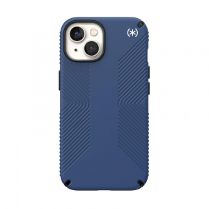Speck Presidio2 Grip + MagSafe - Etui iPhone 14 / iPhone 13 z powłoką MICROBAN (Coastal Blue / Black / White)-4370934
