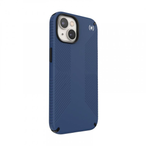Speck Presidio2 Grip + MagSafe - Etui iPhone 14 / iPhone 13 z powłoką MICROBAN (Coastal Blue / Black / White)-4370936