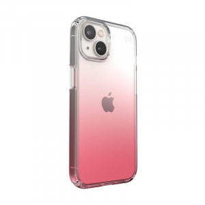 Speck Presidio Perfect-Clear + Ombre - Etui iPhone 14 / iPhone 13 z powłoką MICROBAN (Clear / Vintage Rose Fade)-4371026