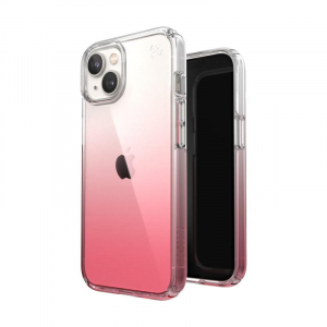 Speck Presidio Perfect-Clear + Ombre - Etui iPhone 14 / iPhone 13 z powłoką MICROBAN (Clear / Vintage Rose Fade)-4371030