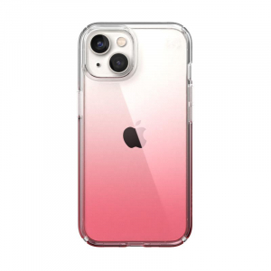 Speck Presidio Perfect-Clear + Ombre - Etui iPhone 14 / iPhone 13 z powłoką MICROBAN (Clear / Vintage Rose Fade)-4371036