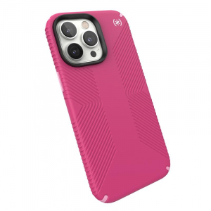 Speck Presidio2 Grip - Etui iPhone 14 Pro Max z powłoką MICROBAN (Digitalpink / Blossompink / White)-4371179