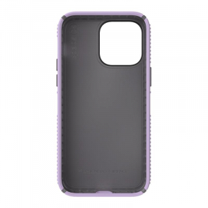 Speck Presidio2 Grip - Etui iPhone 14 Pro Max z powłoką MICROBAN (Spring Purple / Cloudygrey / White)-4371219