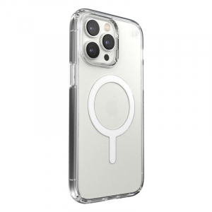 Speck Presidio Perfect-Clear + MagSafe - Etui iPhone 14 Pro Max z powłoką MICROBAN (Clear)-4371291