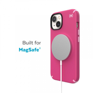 Speck Presidio2 Pro + MagSafe - Etui iPhone 14 Plus z powłoką MICROBAN (Digitalpink / Blossompink / White)-4371471
