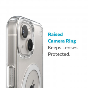 Speck Presidio Perfect-Clear + MagSafe - Etui iPhone 14 Plus z powłoką MICROBAN (Clear)-4371580