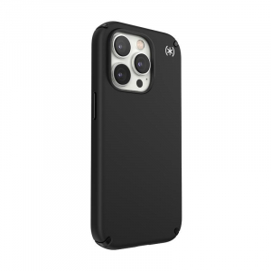 Speck Presidio2 Pro + MagSafe - Etui iPhone 14 Pro z powłoką MICROBAN (Black / Black / White)-4371772