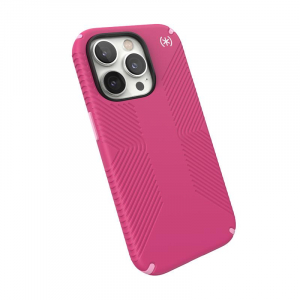 Speck Presidio2 Grip - Etui iPhone 14 Pro z powłoką MICROBAN (Digitalpink / Blossompink / White)-4371790