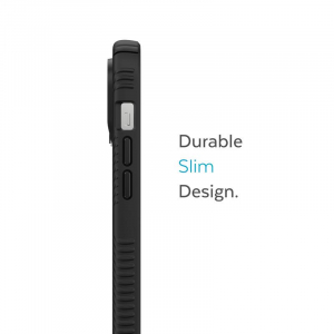 Speck Presidio2 Grip + MagSafe - Etui iPhone 14 Pro z powłoką MICROBAN (Black / Black / White)-4371872