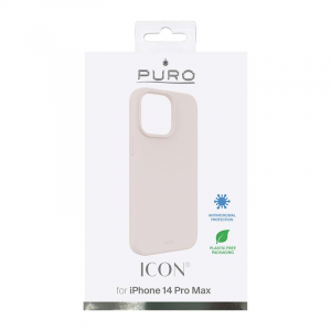 PURO ICON Cover - Etui iPhone 14 Pro Max (piaskowy róż)-4372080