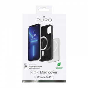 PURO ICON MAG - Etui iPhone 14 Pro MagSafe (Black)-4372108