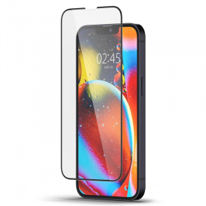 Spigen Glass FC - Szkło hartowane iPhone 14 Plus / iPhone 13 Pro Max (Czarna ramka)-4372506