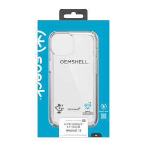 Speck Gemshell - Etui iPhone 14 / iPhone 13 z powłoką MICROBAN (Clear)-4372859