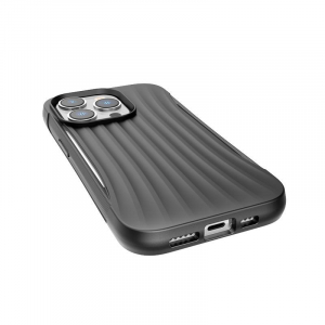 X-Doria Raptic Clutch - Biodegradowalne etui iPhone 14 Pro (Drop-Tested 3m) (Black)-4373756