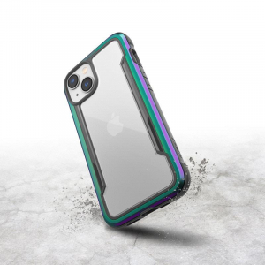 X-Doria Raptic Shield - Etui aluminiowe iPhone 14 (Drop-Tested 3m) (Iridescent)-4373920