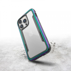 X-Doria Raptic Shield - Etui aluminiowe iPhone 14 Pro (Drop-Tested 3m) (Iridescent)-4373991