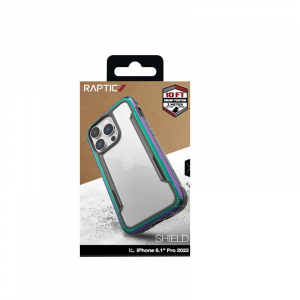 X-Doria Raptic Shield - Etui aluminiowe iPhone 14 Pro (Drop-Tested 3m) (Iridescent)-4373993
