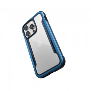 X-Doria Raptic Shield - Etui aluminiowe iPhone 14 Pro (Drop-Tested 3m) (Marine Blue)-4373997