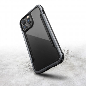 X-Doria Raptic Shield - Etui aluminiowe iPhone 14 Pro Max (Drop-Tested 3m) (Black)-4374015