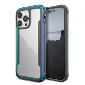 X-Doria Raptic Shield - Etui aluminiowe iPhone 14 Pro Max (Drop-Tested 3m) (Iridescent)-4374022