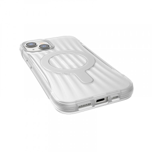 X-Doria Raptic Clutch MagSafe - Biodegradowalne etui iPhone 14 (Drop-Tested 3m) (Clear)-4374043