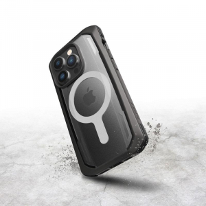 X-Doria Raptic Secure MagSafe - Biodegradowalne etui iPhone 14 Pro (Drop-Tested 4m) (Black)-4374170