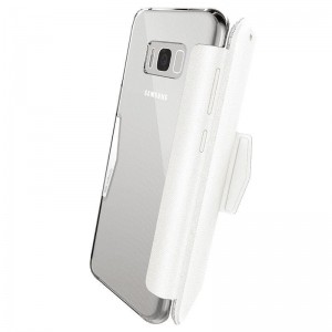 X-Doria Engage Folio - Etui Samsung Galaxy S8 z kieszeniami na kartę (White)-439504