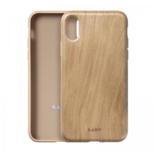 Laut PINNACLE - Etui iPhone XR z prawdziwego drewna (Cherry Wood)-446699