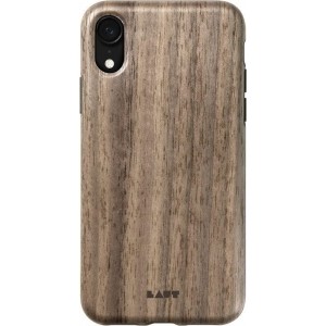 Laut PINNACLE - Etui iPhone XR z prawdziwego drewna (Walnut)-446703