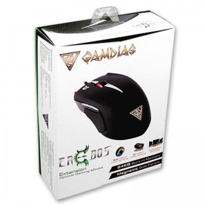 Gamdias Erebos Optical - Mysz dla graczy z wymiennymi panelami (3500 DPI)-454269
