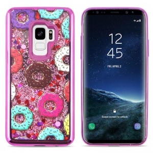 Zizo Liquid Glitter Star Case - Etui Samsung Galaxy S9 (Donuts)-461573