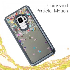 Zizo Liquid Glitter Star Case - Etui Samsung Galaxy S9 (Black)-461586