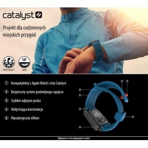 Catalyst Sport Band - Elastyczny pasek do Apple Watch 38/40 mm (Stealth Black)-461831