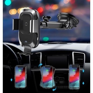 Uchwyt samochodowy z ładowarką indukcyjną Baseus Intelligent Auto Lock Dashboard-505130