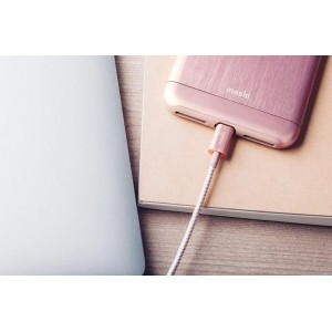 Moshi Integra - Kabel Apple Lightning MFi 1,2 m (Golden Rose)-576914